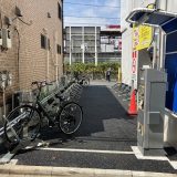駒込駅東口に駐輪場ができたニャ